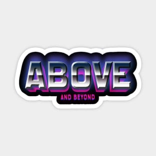 Above & Beyond uplifting trance Sticker